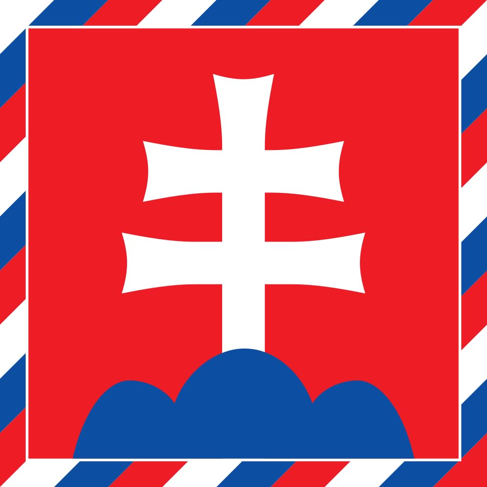 Drapeau XL Président de la Slovaquie tissu résistant grand format extérieur