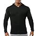 Produktbild Alivebody Herren Longsleeve Sweatshirt Langarmshirt Fitness Running Hoodie Schwarz L Ohne Logo