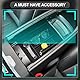 CDEFG Kompatibel mit Mercedes Benz EQE V295 EQS V297 2022 2023 2024 Mittelkonsole Organizer Aufbewahrungsbox Zentrale Steuerung Auto Center Console Tray EQE V295 EQS V297 2024 Zubehör (Armlehne)