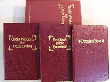 DRAWING NEAR with Daily Bible Reading and Prayer GOD'S WISDOM FOR DAILY LIVING and PRECIOUS BIBLE PROMISES Three Volume Boxed Set