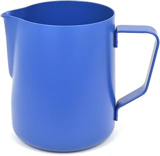 Rhinowares – Jarra de leche color negro, discreto, 360 ml 340 g azul