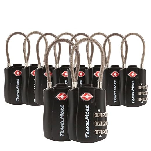 Durable TSA Approved Cable Luggage Locks