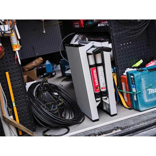 Teleskop-Plattform von TELESTEPS I 3 verstellbare Höhen 51cm, 68cm, 88cm I Solid Linie I Anti-Rutschprofil I Zertifiziertes Sicherheitsdesign I 61209-601