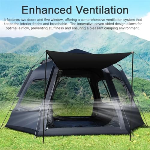 Carpa automática para camping portátil para exteriores miniatura 4
