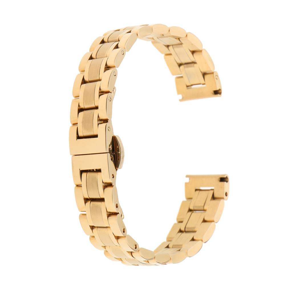 MYADDICTION Stainless Steel Strap Replacement Watch Band Metal Wristband Gold 14mm Jewelry & Watches | Watches, Parts & Accessories | Wristwatch Bands (B0BH551J68) Amazon Price History, Amazon Price Tracker