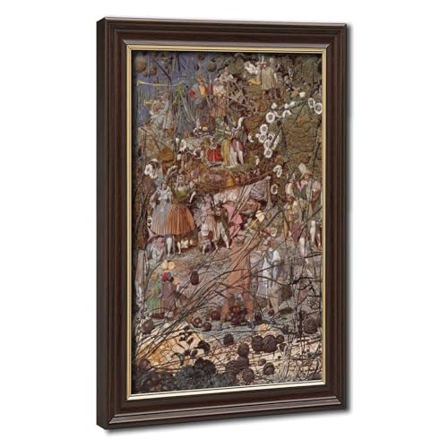 Fairy Fellers Richard Dadd affiche toile sans percer cadre suspendu inclus