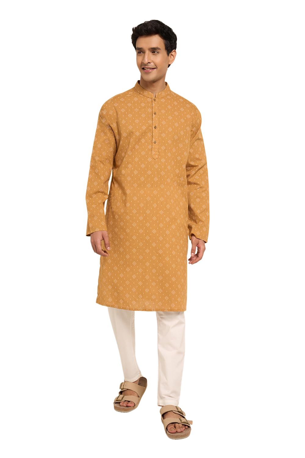 indus route by pantaloons Men's Cotton Regular Kurta-picture-15