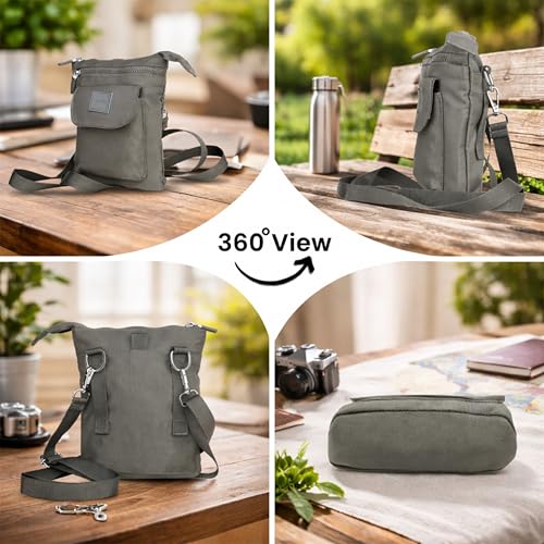 Image of Storite Women's Mini Crossbody Sling Bag Nylon | Lightweight Small Shoulder Bag for Daily Essentials, Travel & Casual Outings | Women's Handbags & Bags