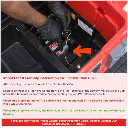 Image of Toyzone Bang Bang Electric Car - Red | Rechargeable Car 12 V | Powered by 12 ah Battery | Music Player with Bluetoooth & USB | 6 Month Warranty on Battery | Make in India | for Kids 2+ Years