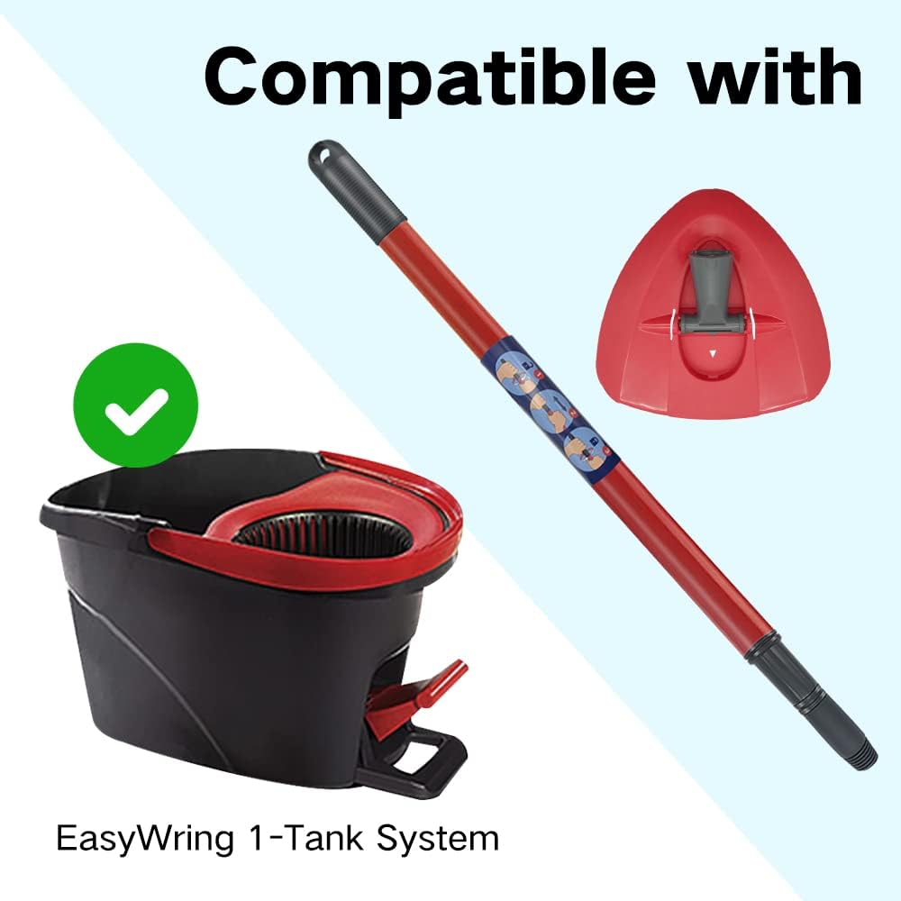 Replacement Accessories Compatiable with O-ceda 1 Tank System Spin Mop 1 Handle 1 Base