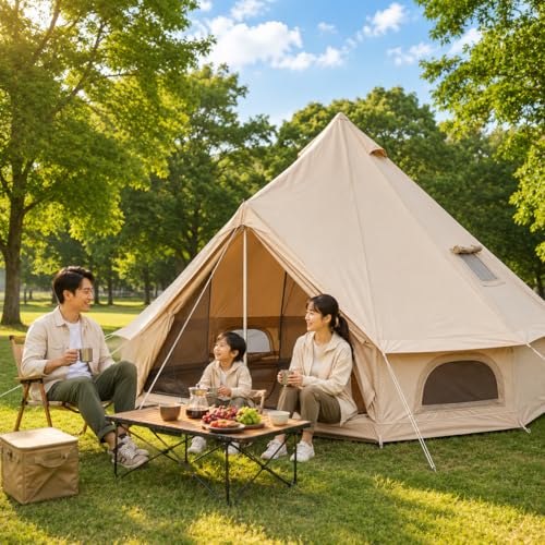 13.1ft Bell Tent with Stove Jack