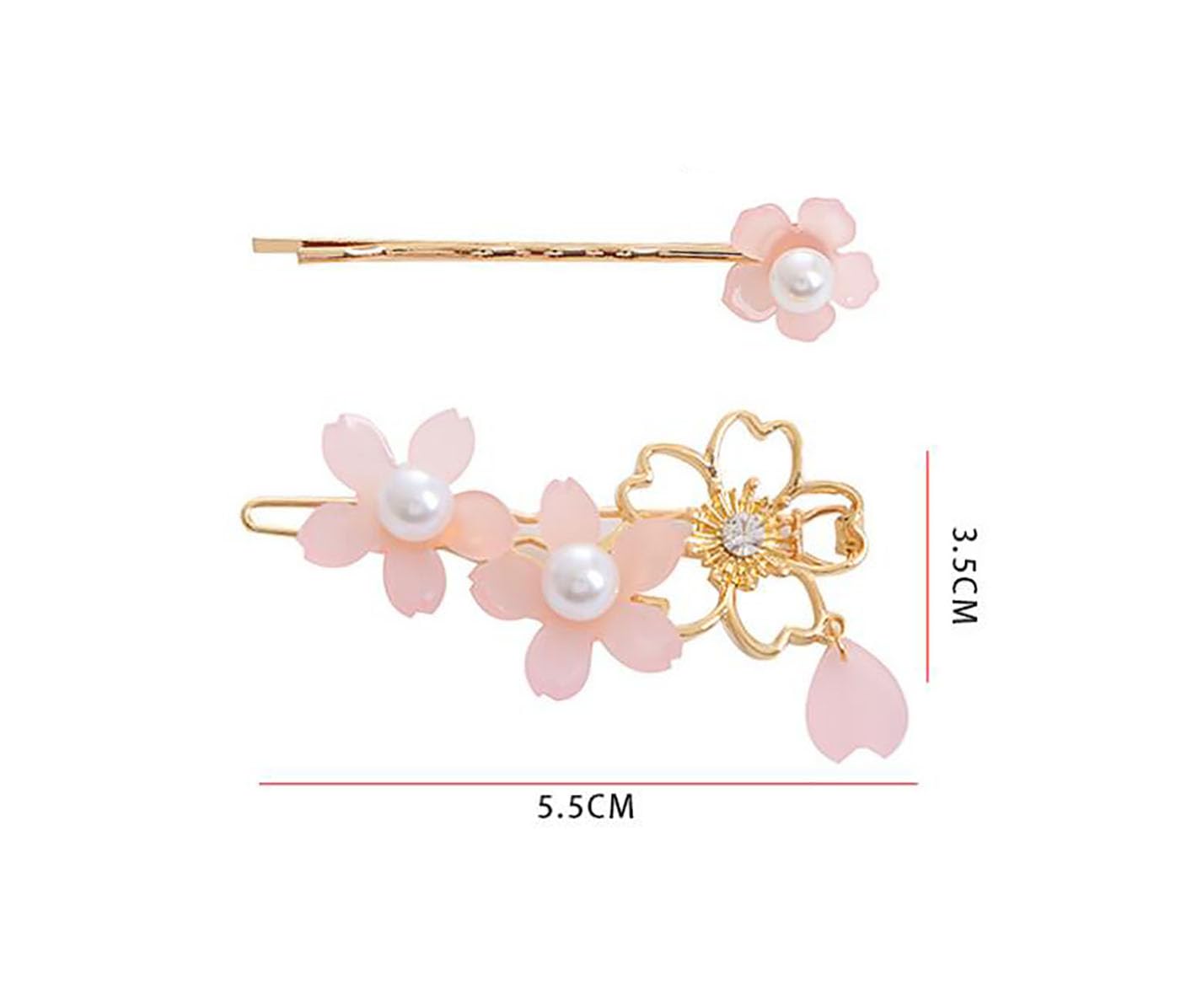 Amazon.com : Women Lady Cherry Blossom Clip Hair Clip Bobby Pins