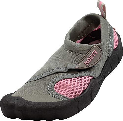 Image of NORTY Water Shoes for Boys and Girls - Swim Socks for Beach, Boat, and Pool - Skeletoe Barefoot Design - Cruise Ship Essentials for Kids - Hiking and Camping Footwear