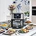 Princess 182075 - Horno Aerofreidora DeLuxe con Innovadora Cesta Giratoria, Horno y...