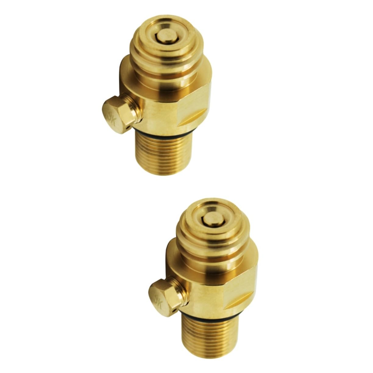 MAGICLULU Adattatore Per Bombola Di Co2 Da 2 Pezzi M18x1 5 A Connettore Tr21-4 Per Macchina Per Acqua Gassata Facile Conversione Di Co2