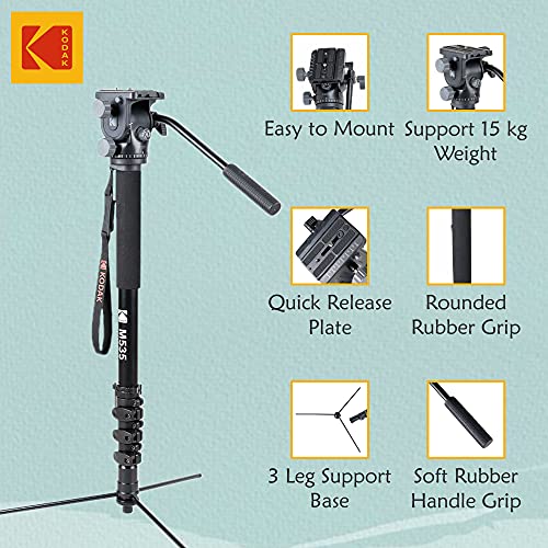 Image of Kodak M535 Three Way Support Base Monopod for Cameras