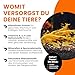 GARNELEN4YOU® Brennnessel Sticks – Premium Garnelenfutter aus 100% Brennnessel – pflanzliche Futter Pellets für Garnelen, Krebse & Schnecken – nachhaltige Verpackung – Made in Germany – 50 g