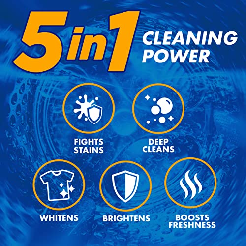 Arm & Hammer Plus Oxiclean Laundry Detergent, 5 In 1 Laundry Stain Remover, Fresh Scent Liquid Laundry Detergent, 201.6 Fl Oz Bottle #TOP2