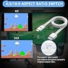 CAMWAY Wii to HDMI Adapter - 4:3/16:9 Aspect Ratio Switch Wii to HDMI Converter,1080P 5ft Wii HDMI Adapter Cable for Wii, Wii U, Full HDTV, Monitor,Supports All Wii Display Modes,Plug and Play