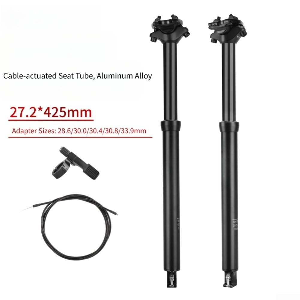 Tige de Selle Télescopique 27.2mm Aluminium Alliage