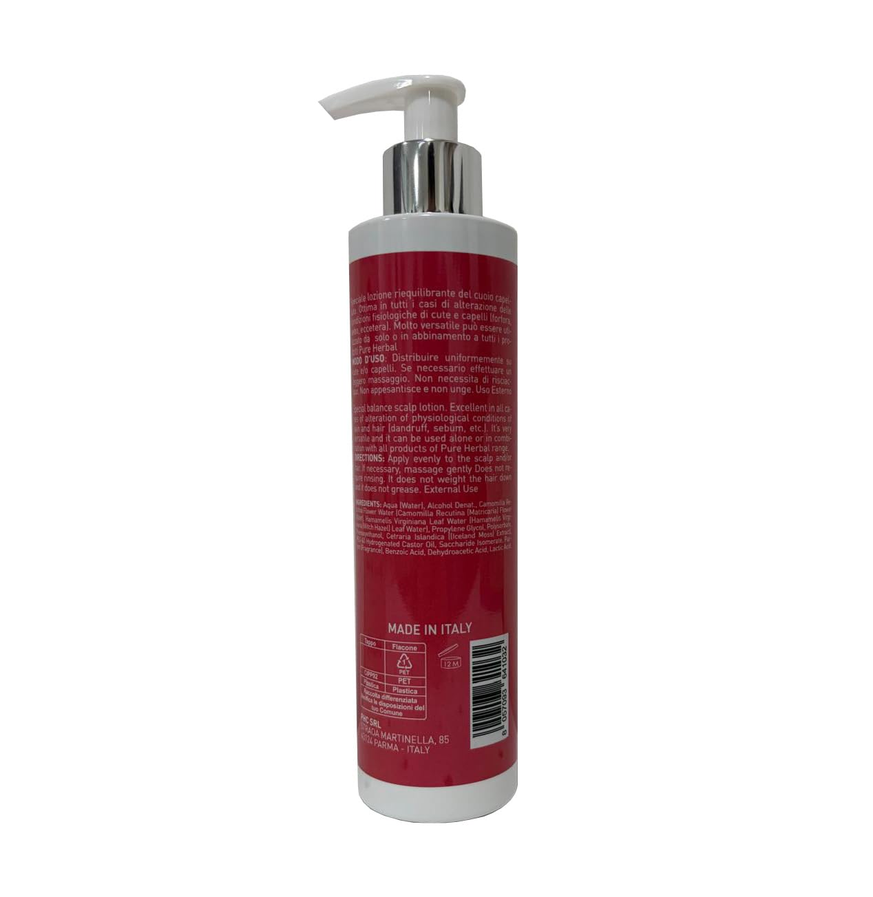 Tonico PURE HERBAL riequilibrante cute e capelli 250 ml