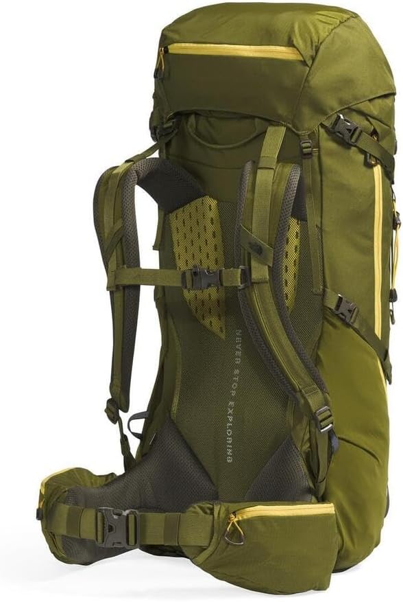 Miniatura 3 de The North Face Terra 55 - Mochila unisex de senderismo, apertura superior con cremallera y acceso con cremallera, cinturón acolchado para la cadera,