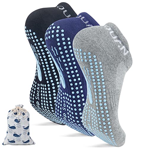 ELUTONG Calzini antiscivolo unisex per yoga, pilates