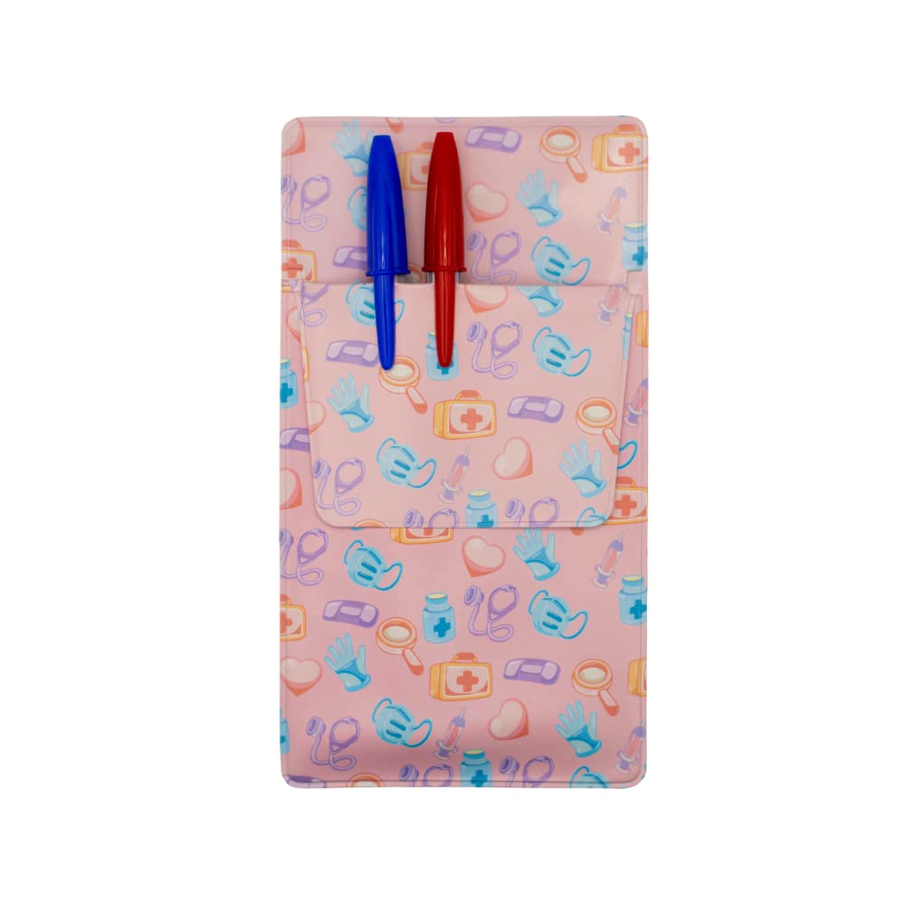 JJ LMS Nurse Storage Bag - Pocket Organiser (Pinky Without Scissors)
