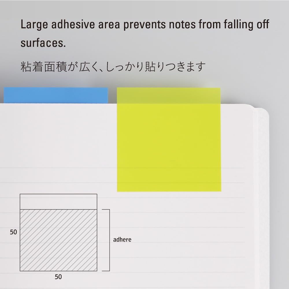 Amazon.co.jp: ニトムズ STALOGY 書けるふせん50 ファイン S3064