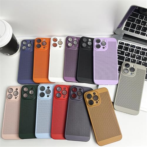 Coque iPhone 16 Pro Max mate et métallique bleue pour un refroidissement optimal - 6