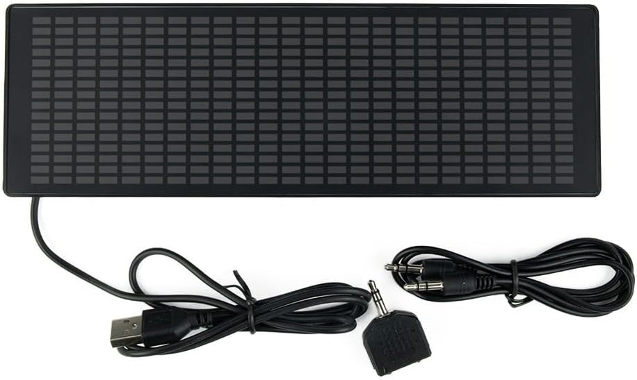 RGB LED Music Indicator VU Meter, 20-Level Audio Display Module with Case, USB/12V Power Amp Board for PC MP3, Voice & Wire Control, Clock Mode(Wire Control)