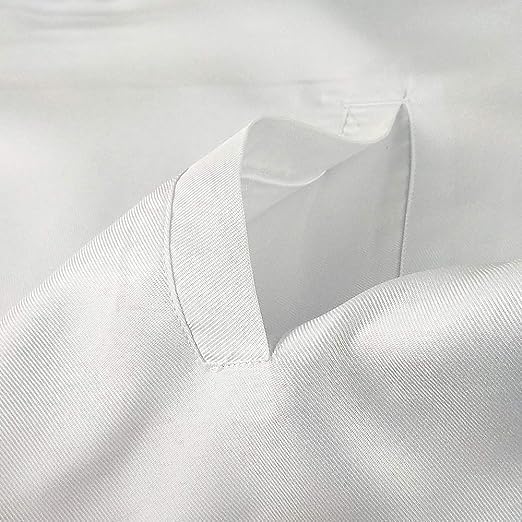 master mason white embroidered apron white ribbon border 14x16