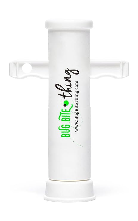 BUG BITE THING Suction Tool Mosquito/Insect Bite Sting, Chemical Free, Made in Denmark - White (BBT0001)