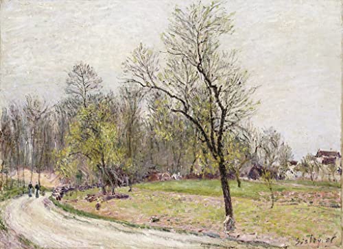 Toile la lisière de la forêt au printemps Sisley pour décoration salon