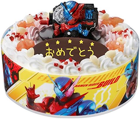 Amazon Co Jp キャラデコお祝いケーキ 仮面ライダービルド 食品 飲料 お酒