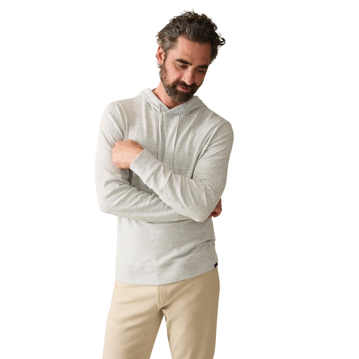 Faherty Men's Sunwashed Slub Hoodie