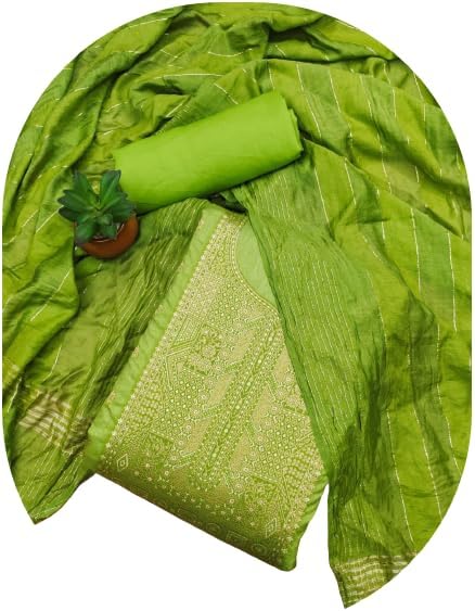 Irkal Fab Women,s Santoon unstiched hevy modal embroidery dress material free size (RAMA)