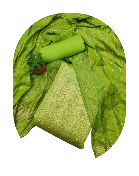 Irkal Fab Women,s Santoon unstiched hevy modal embroidery dress material free size (RAMA)