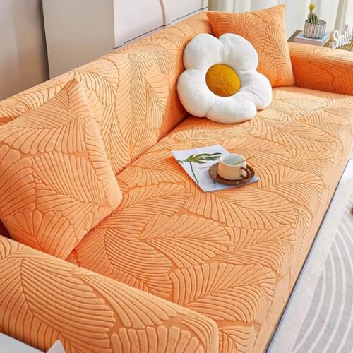 Dingtianlidi ソファカバー ファー保護カバー 1~3人掛け 肘あり 高弾性 伸縮素材 北欧 無地 おしゃれ 柔らかい 滑り止め 犬猫対策 汚れ防止 防塵 爪とぎ防止 通気性 取り付け簡単 洗える 四季適用 (1人掛け(90〜140cm),A)
