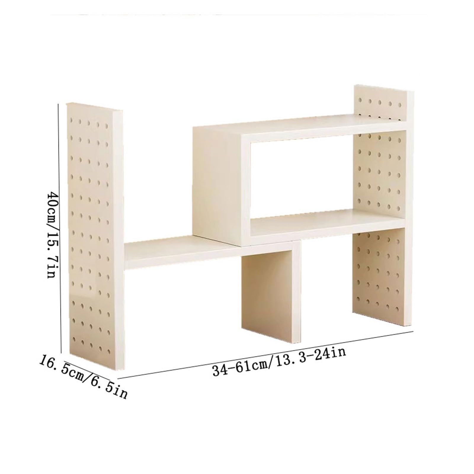 Kreativität erweiterbares Bücherregal for den Schreibtisch, verstellbares Home-Minimalismus-Organizer-Rack Regal Bücher