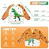 Dinosaur Art Smock - Kids Aprons for Boys ages 3-8 Waterproof Toddler Art Smock Painting Toddler Apron for Girls with Long Sleeve 3 Pockets Toddlers Painting Eating Cooking Baking Gardening Apron #5