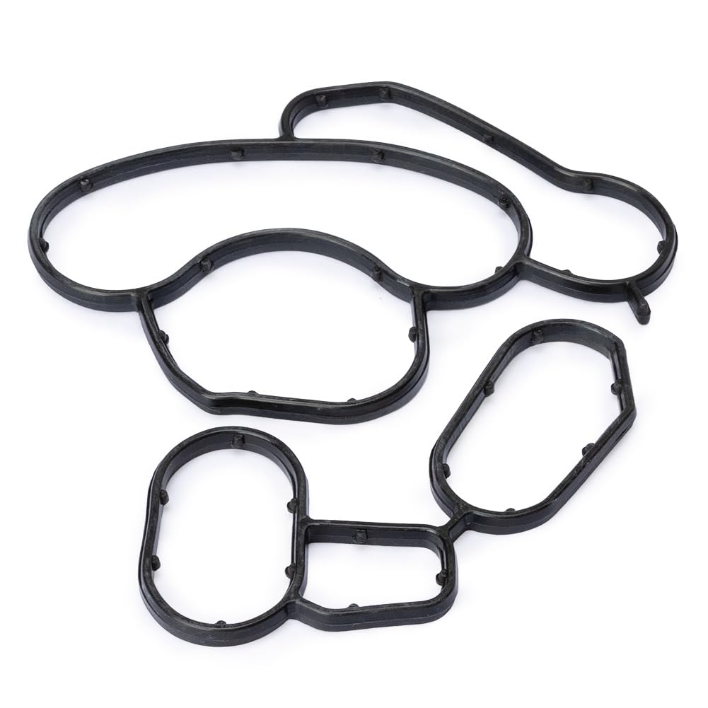Gasket set oil cooler Do Bmw E81 E87 E46 E90 E60 E83 N45 N43 N42 N46 5 zestawów 11427508970 11427508971 uszczelka obudowy filtra oleju Oil Filter Housing