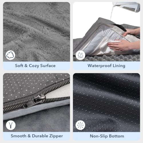 Image of Orthopedic Dog Bed Waterproof Pet Sofa for Large Sized Dogs