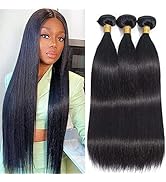 Straight Bundles Human Hair Bundles 10A Grade 100% Unprocessed Brazilian Virgin Hair Straight Hai...