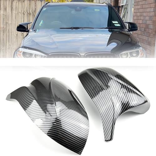 Fibre de carbone ABS couverture de rétroviseur BMW X4 X6 pour route - 2