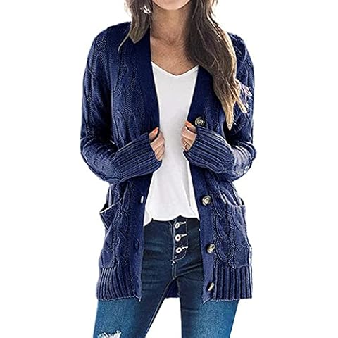 Cardigan JFAN Femme Col en V Cover