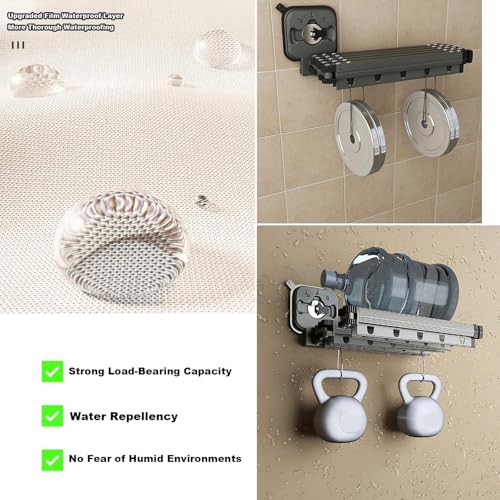 Tringle et rideau de douche pliables sans perçage pour optimiser les petites baignoires d'angle
