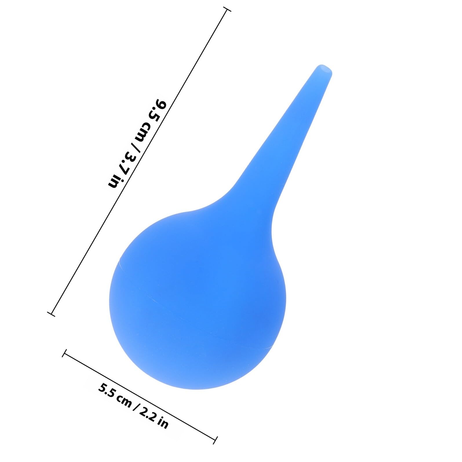Bleu Poire de Nettoyage Auriculaire en Caoutchouc 75ml