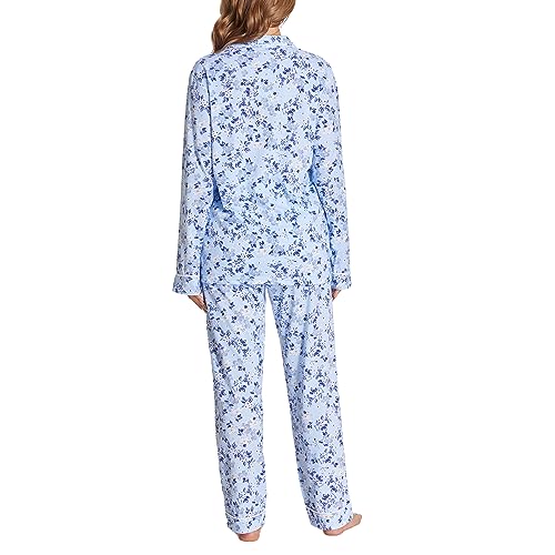 Image of Tugege Pajamas Set Long Sleeve Sleepwear Womens Button Down Nightwear Pj Sets