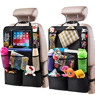 UPC 683332582262 product image for Helteko Backseat Car Organizer, Kick Mats Back Seat Protector with Touch Screen  | upcitemdb.com